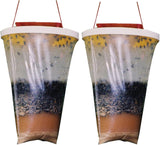 2x Flying Insect Catcher Wasp & Fly Trap Killer Bug Pest Control Insects Trapper