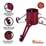 Heavy Duty Christmas Tree Stand Large Xmas Holder Base Water Tank Metal Plastic