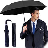 Large Windproof Umbrella Strong Automatic Folding Travel 8,10 Ribs Brolly Rain