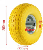 10" Heavy Duty Solid Rubber Tyres Wheel Replacement Puncture Proof Sack Truck