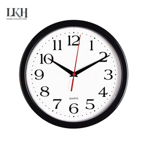 Wall Clock Large Vintage Round Modern Home Office Bedroom Time Kitchen Quartz