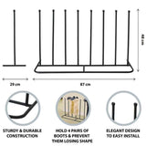 Boot Shoe Rack Wellington Fashion Boots Hanger Wellies Welly Stand Holder Dryer