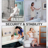 SAFETY SUPPORT HAND RAIL HANDLE BARS GRIP GRAB SUCTION BATH BATHROOM SHOWER