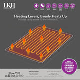 🔥Electric Heated Under Blanket Comfort Control Fast Heat Up Cosy Warm King Size