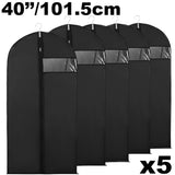 5x101cm Garment Carrier Bag Suit Coat Clothes Dress Cover Protector Storage Bags