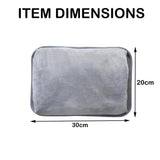 🔥Electric Hot Water Bottle Rechargeable Heat Pad Plush Warmer Massaging Luxury