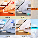 Radiator Insulation Foil Heat Back Reflector Sheet Energy Saving Panel Window