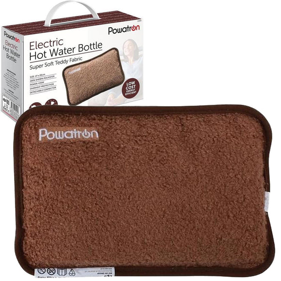 Rechargeable Electric Hot Water Bottle Bed Hand Warmer Massaging Cozy Heat Pad