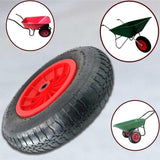 14" PNEUMATIC SACK TRUCK TROLLEY WHEEL BARROW TYRE HEAVY DUTY WHEEL 3.50-8