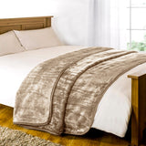 Luxury Faux Fur Throw Large Sofa Bed Mink Soft Warm Fleece Blanket Plush Double