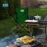 2x Camping Chairs Folding Outdoor Seat Fishing Garden Beach Chair Cup Holder UK