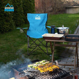 Camping Chair Folding Outdoor Seat Fishing Patio Garden Beach Chair Cup Holder