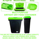 30L Pet Food Storage Container Dog Cat Animal Bin Dry Feed Seed Air Tight Seal