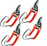 4x Gardening Bypass Pruning Shears Secateurs Garden Trimmer Hand Pruner Scissors