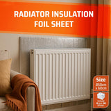 8.5m Foil Roll Bubble Radiator Insulation Heat Energy Saver Reflective Sheet Panel