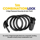 Heavy Duty Security Lock U Shape Chain Bike Bicycle Motorbike Scooter Shed Gate