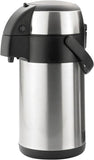 3L Tea Coffee Air Pot Flask Pump Vacuum Insulated Carry Handle Thermal Jug Drink