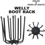 Boot Shoe Rack Wellington Fashion Boots Hanger Wellies Welly Stand Holder Dryer