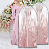 2x 183cm Long Dress Bags Clothes Suit Cover Storage Travel Garment Bag Zip Up