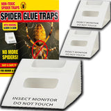 3X SPIDER KILLER TRAPS POISON FREE HOME SAFE CRAWLING INSECT TRAP INDOOR OUTDOOR