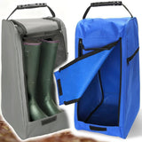 🥾Grey Boots Muddy Hunting Fishing Wellington Welly Boot Storage Carry Bag Welly