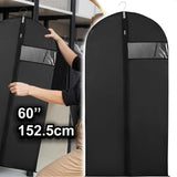 60" Hanging Suit Dress Coat Travel Bag Extra Large Clothes Cover Storage Zip UK