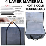 Extra Large 60L Insulated Cooler Cool Bag Box Picnic Camping Food Drink Ice