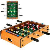 Wooden Football Table Top Foosball Soccer Game Set Kids Family Desktop Toy Gift