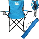 Camping Chair Folding Outdoor Seat Fishing Patio Garden Beach Chair Cup Holder