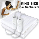 🔥Electric Heated Under Blanket Comfort Control Fast Heat Up Cosy Warm King Size