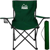 2x Camping Chairs Folding Outdoor Seat Fishing Garden Beach Chair Cup Holder UK