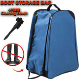 WELLY BOOT BAG WELLINGTON STORAGE CARRIER BAG ZIPPED CARRY HANDLE FREE BRUSH