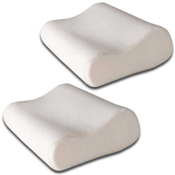 2x Memory Foam Pillow Contour Neck Back Support Orthopaedic Firm Head My Pillows