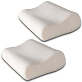 2x Memory Foam Pillow Contour Neck Back Support Orthopaedic Firm Head My Pillows