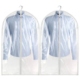 2x 40" Large Hanging Suit Dress Coat Travel Bags Clothes Covers Storage Bag