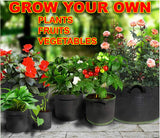 10L Fabric Pot Container Grow Bag Pot Plant Breathable Hydroponics Planter