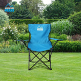 Camping Chair Folding Outdoor Seat Fishing Patio Garden Beach Chair Cup Holder