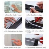 Large Black Window Insect Screen Mesh Net Fly Mosquito Bug Netting Moth Cover