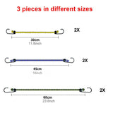 6 Pack Bungee Cords Set - Buystarget
