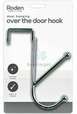 Chrome Dual Hanging Over the Door Hook Clothes Hanger Coat Towel  Rack Storage - Buystarget