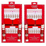 12x Christmas Make Your Own Crackers Santa Party Festive Family Fun Gift DIY