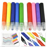Water Resistant Fabric Paints Pens Permanent T-Shirt Clothes Designs 8 Colours