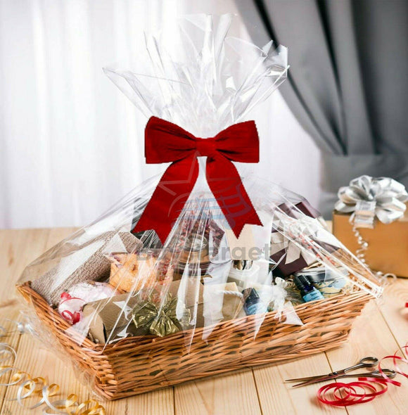 Large Make Your Own Hamper Set Kit Wicker Wine Food Basket Easter Present Gift