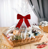 Large Make Your Own Hamper Set Kit Wicker Wine Food Basket Easter Present Gift