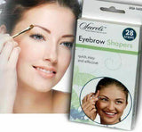 28x Eyebrow Shaper Wax Strips Pre Cut Easy Hair Removal Smooth Brow Beauty UK