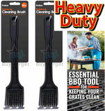 2 Pack Heavy Duty Barbecue BBQ Wire Cleaning Brush & Scraper Grill Hand Tool - Buystarget