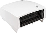 Electric Fan Heater Wall Mounted Bathroom Kitchen Workshop Hot Warm Downflow 2KW