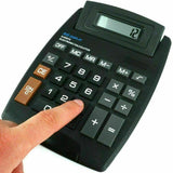 Jumbo Calculator 8 Digits Large Buttons School Office Desk Tilt Pop Up Screen