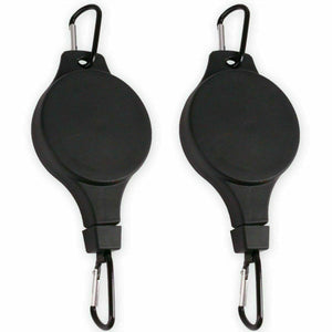 2 x RETRACTABLE HANGING BASKET PULLEY WALL BRACKET HANGING GARDEN PLANT HOOK
