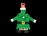 Christmas Wine Bottle Cover Xmas Party Santa Elf Novelty Outfit Table Decor Uk